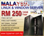 Web Hosting Server plan in Malaysia